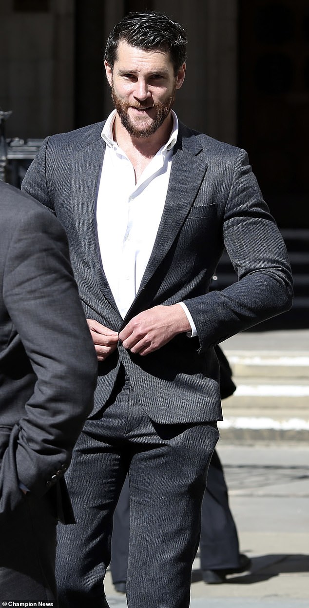 Mr Loxton, pictured, alleges the stop and search was undertaken with unreasonable and unnecessary force