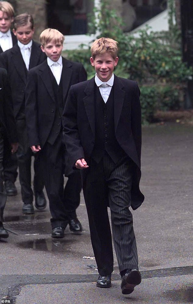 Prince Harry starts his first day at Eton