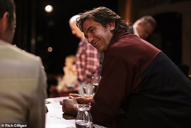 The Weir launched at London's Harold Pinter Theatre on September 12 and will run until December (pictured: Owen McDonnell)