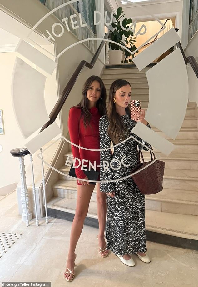 Nina and her pals made the most of the European wedding, enjoying a week-long yacht trip around the Med in the days before the nuptials