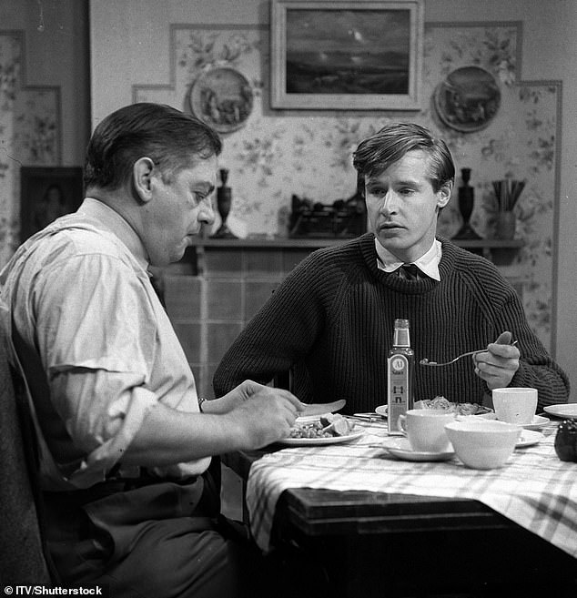 The actor (pictured here in the first-ever Corrie episode) made the revelation during a rare public appearance with some of his co-stars for An Audience With Coronation Street in Salford