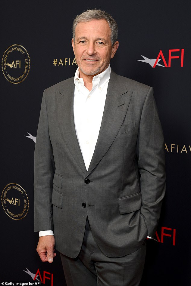 The move will be a further headache to Disney CEO Bob Iger (pictured) after he dealt with liberal backlash to the move over the weekend