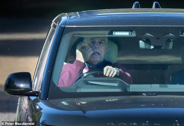 Prince Andrew, the Duke of York, is seen driving from Royal Lodge at Windsor on the morning of Monday, September 22, 2025