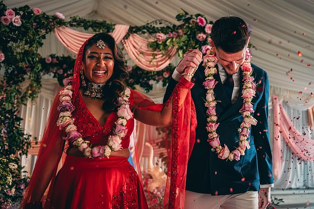Reporter Ashleigh Rainbird attended the filming of the couple¿s wedding and got to experience the big day firsthand