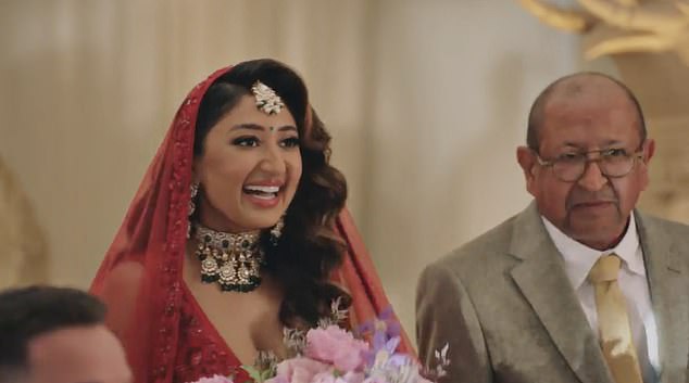 Meanwhile, Nelly beamed with happiness as she cracked jokes to the congregation, teasing that she and Steven could already be on their way to a divorce