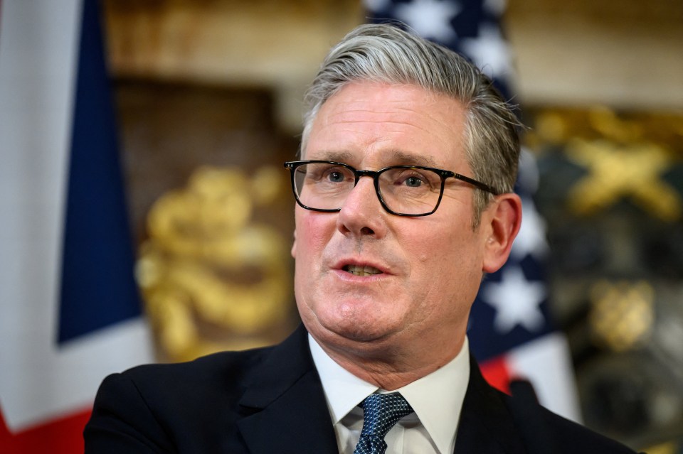 British Prime Minister Keir Starmer speaking at a press conference.