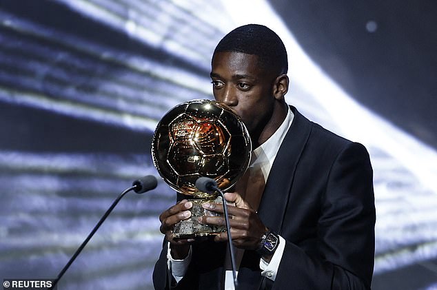 He now has the Ballon d'Or to add to his collection after topping the list of the world's best