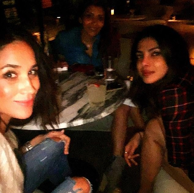 The stars (pictured on Meghan's deleted Instagram) first became friends after bonding at an Elle Women in Television event in January 2016