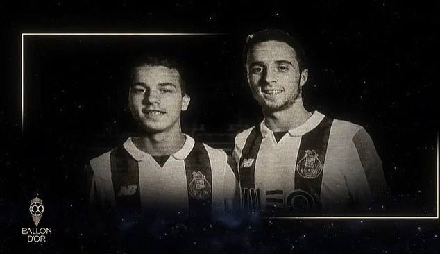 Jota and his brother Andre Silva were remembered during the awards night on Monday