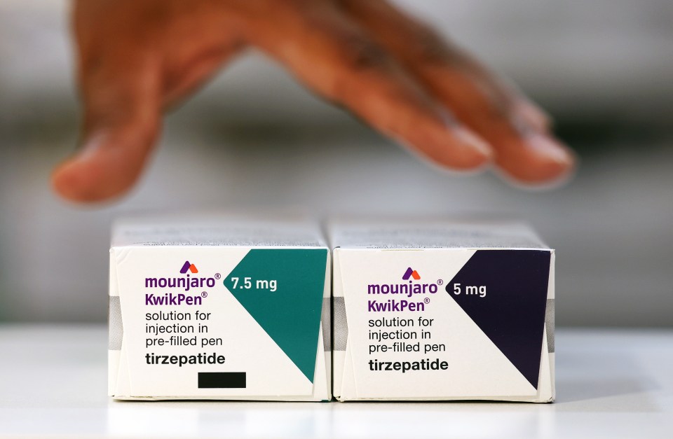 Mounjaro KwikPen boxes.
