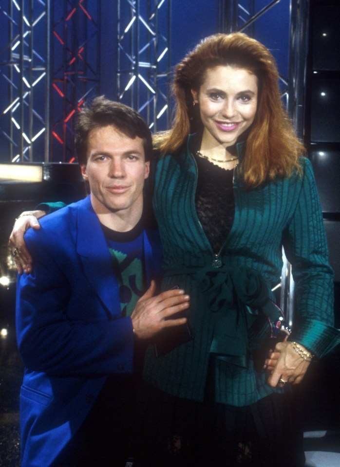 Lolita Morena and Lothar Matthäus, then-girlfriend, pregnant.