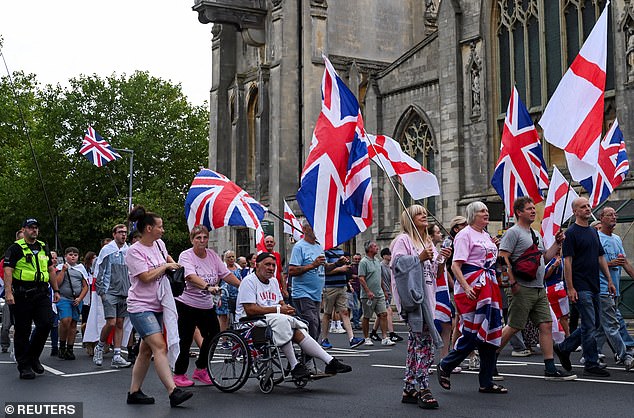 After the injunction was granted, protesters held a demonstration outside London's High Court