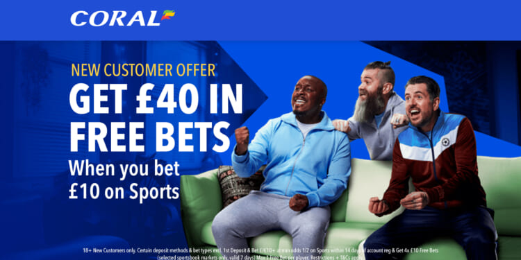 Aston Villa vs Bologna: Get £40 in free bets on football with Coral