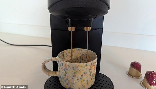 Coffee extraction was good on the L'OR Absolu