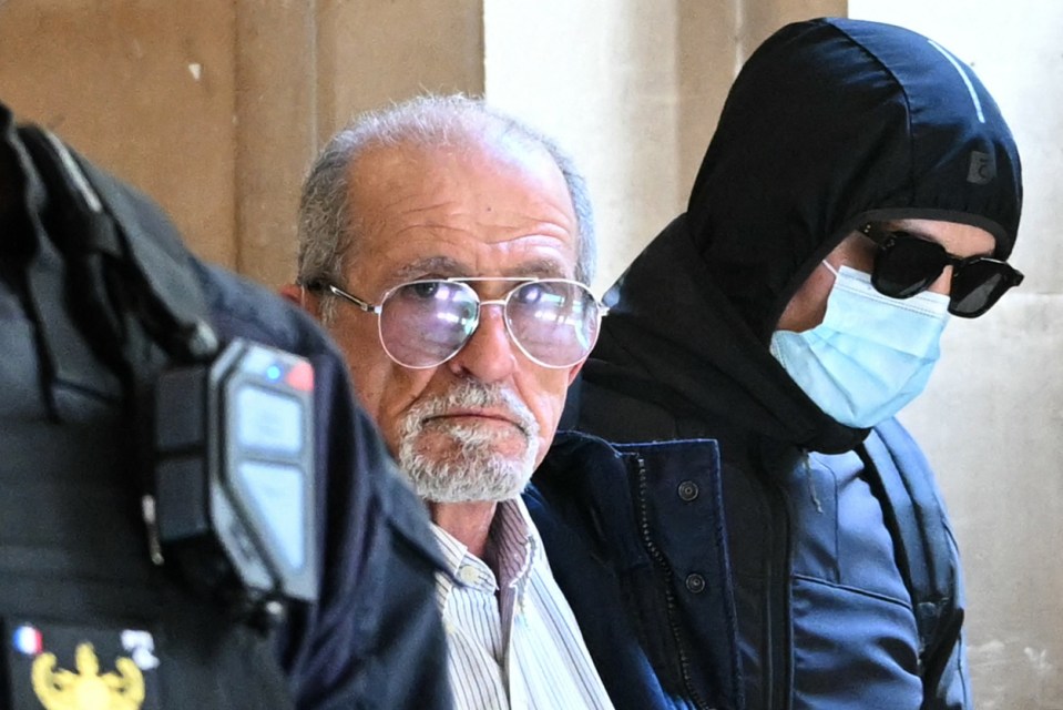 Defendant Aomar Ait Khedache arriving for the trial for the 2016 robbery and kidnapping of Kim Kardashian.