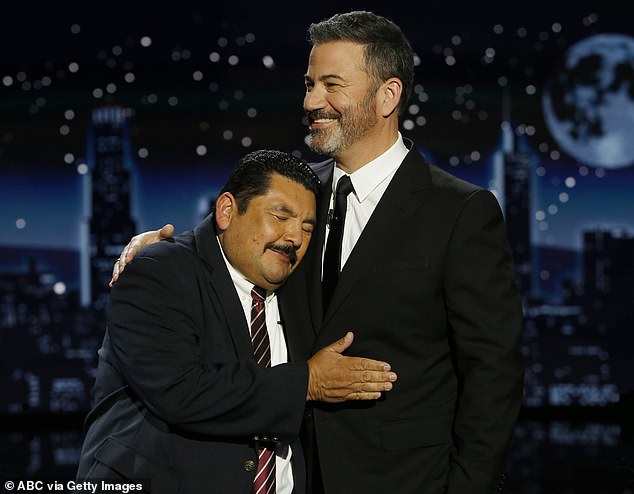 JIMMY KIMMEL LIVE!  "Jimmy Kimmel Live!" airs every weeknight at 11:35 p.m. EDT and features a diverse lineup of guests that include celebrities, athletes, musical acts, comedians and human interest subjects, along with comedy bits and a house band. The guests for Wednesday, April 20 included Nicolas Cage (The Unbearable Weight of Massive Talent), Vanessa Bayer (I Love That For You), and musical guest Noah Cyrus.   (Randy Holmes/ABC via Getty Images) GUILLERMO RODRIGUEZ, JIMMY KIMMEL