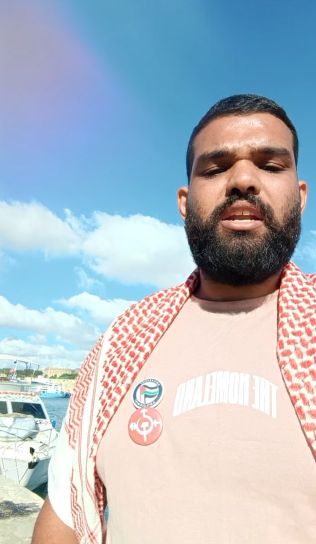 The cause of his frustration was allegedly the participation of activist Saif Ayadi on the flotilla, a 'communist queer militant' who boarded the convoy when it stopped off in Tunisia