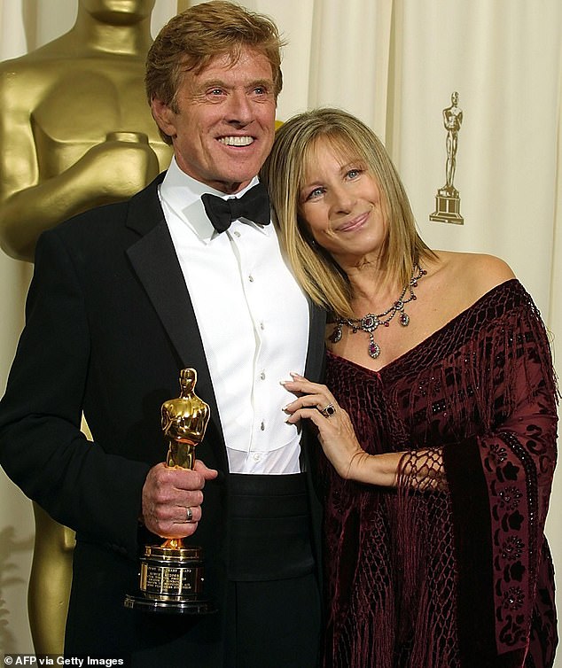 'Bob was charismatic, intelligent, intense, always interesting¿ and one of the finest actors ever,' rhapsodized Streisand, who is pictured with Redford at the 2002 Oscars