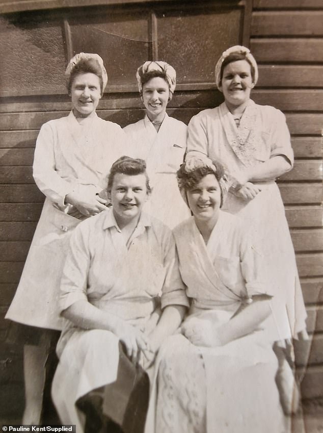 Roy, who started working in Wedgwood at 14-years-old, also met Pauline's mother Irene (centre back row) at the company, and they were married for almost 70 years