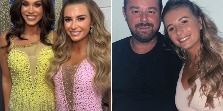 Devastated' Strictly star Vicky Pattison and dad Danny Dyer break silence after Dani quits BBC show with nasty injury