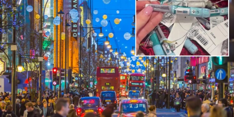 Forget cute Santas! Ozempic pen baubles hit the shelves but only those who can afford the price hike will be buying them