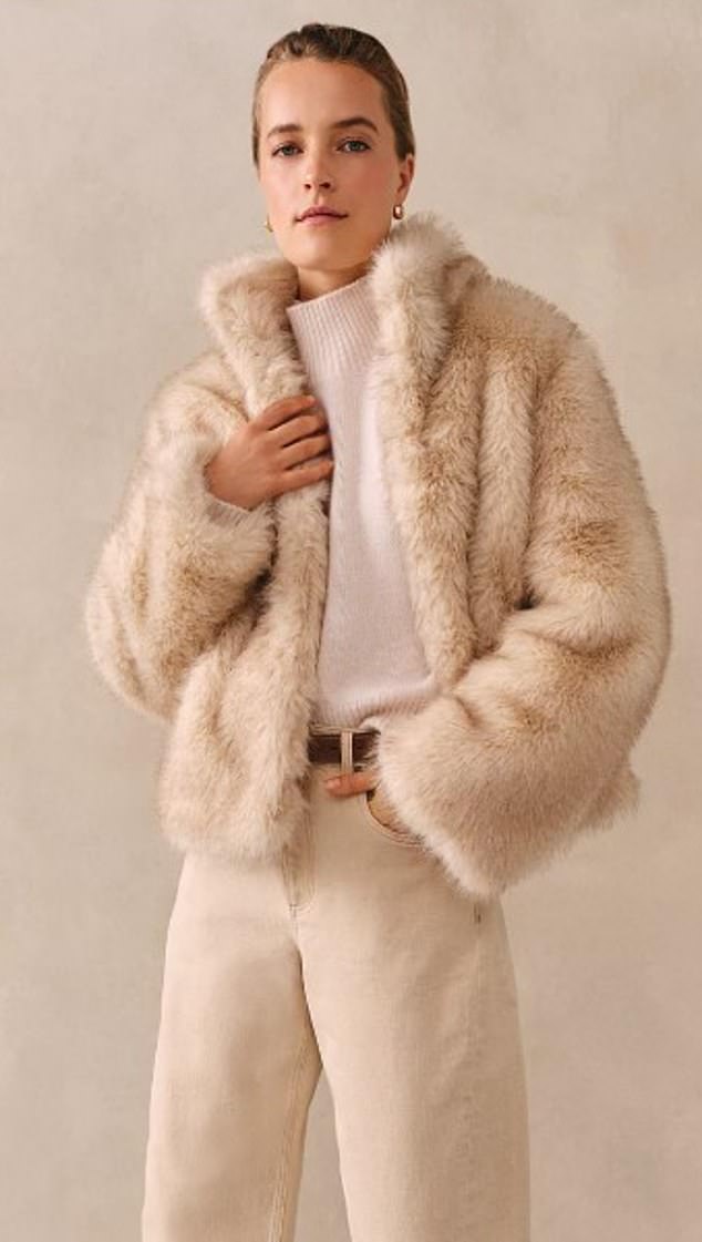 The other big trend this autumn is faux fur and this coat from the White Company stands out