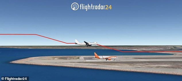 The incident happened on Sunday evening at Nice Cote d'Azur airport