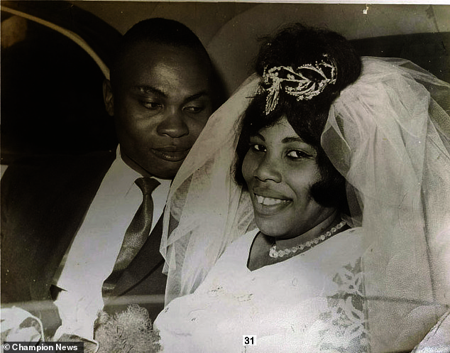 Pictured is St Clair Dorant with his wife. It is known that his mother was Clementina Forde, but it is being probed whether his father was Stanley Dorant