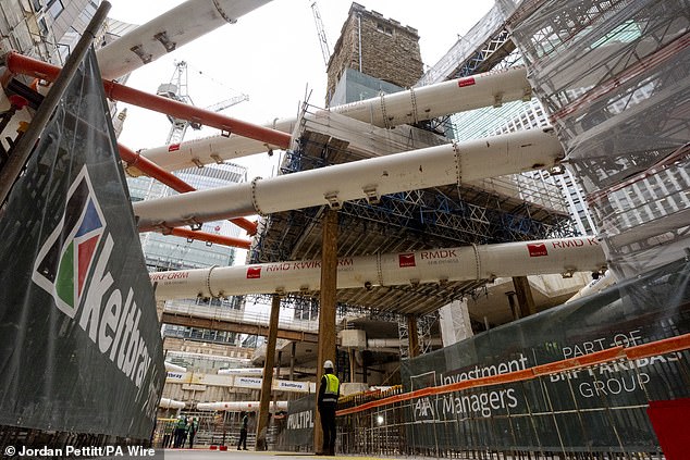 The project involved months of investigations into the tower's original foundations