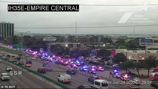 The bloodbath unfolded at the facility in the Texas city shortly after 7am CT, and a huge police presence descended on the scene