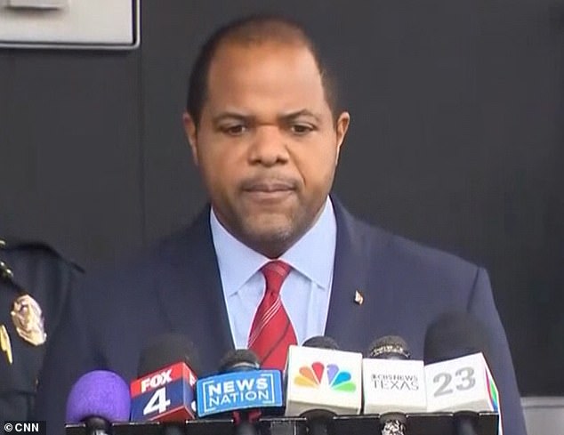 PRESSER for shooting at the Immigration and Customs Enforcement (ICE) field office in Dallas, Texas, U.S., September 24, 2025.