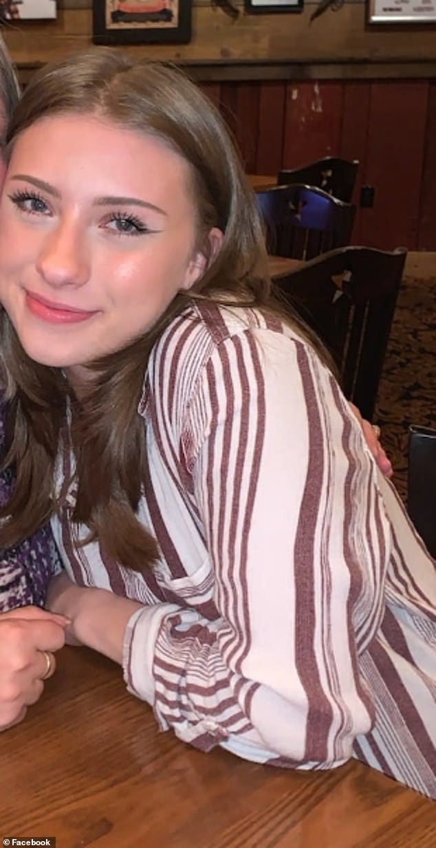 A woman named Lacy Christian claimed online that she kicked Kaylee, pictured, out of her home following the arrests