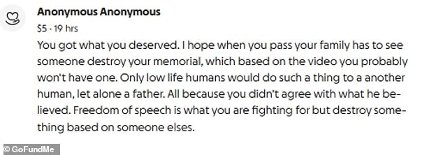 Donors of to the sisters' GoFundMe, who have already donated over $14,000, appeared to be both leftists trying to support them and conservatives paying to leave them a comment shaming them