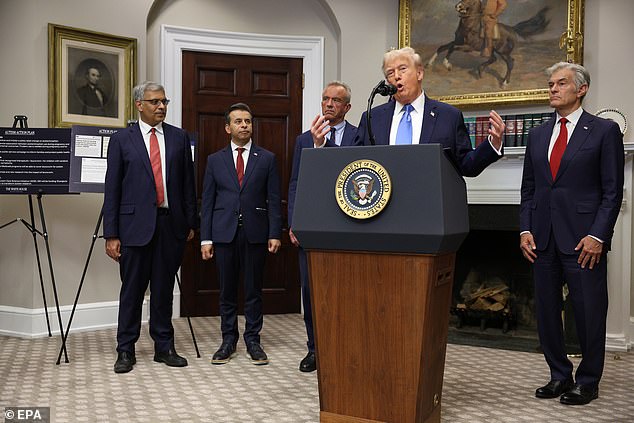 Trump claimed during a press conference on Monday that acetaminophen use is linked to rising cases of autism in the US
