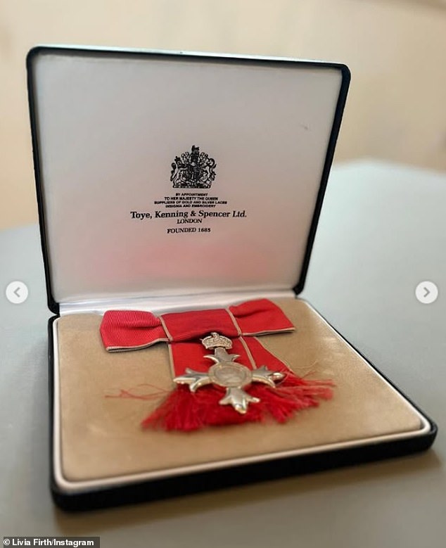 The 56-year-old activist took to Instagram on Wednesday to announce that she has returned the medal she was awarded six years ago for services to the fashion industry
