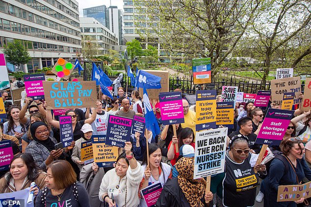 Around 81 per cent of nurses agree there are not enough nurses to meet patients needs while there are around 34,000 vacancies with 'shortages in every setting'