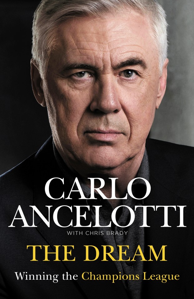 Book cover for Carlo Ancelotti: The Dream.