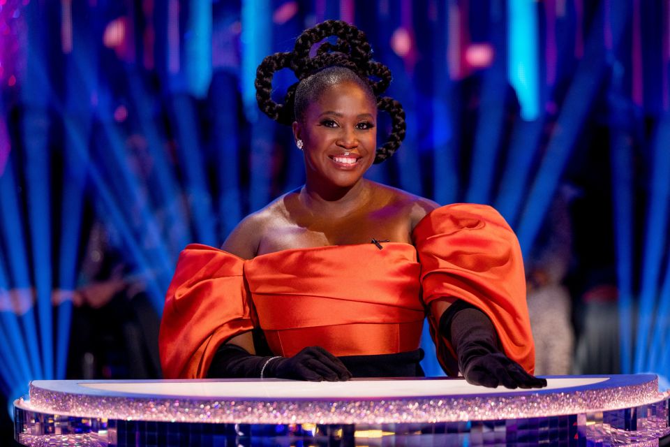 Motsi Mabuse on the launch show of Strictly Come Dancing 2022.