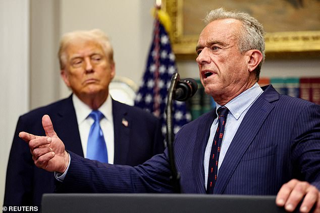 U.S. Secretary of Health and Human Services Robert F. Kennedy Jr. delivers remarks during a press conference to announce a link between autism and Tylenol