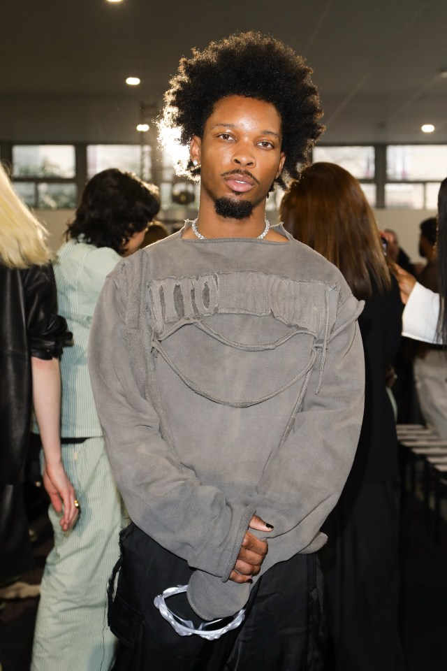 David Anthony Burke (D4VD) attends the Ottolinger Womenswear Fall/Winter 2025-2026 show.