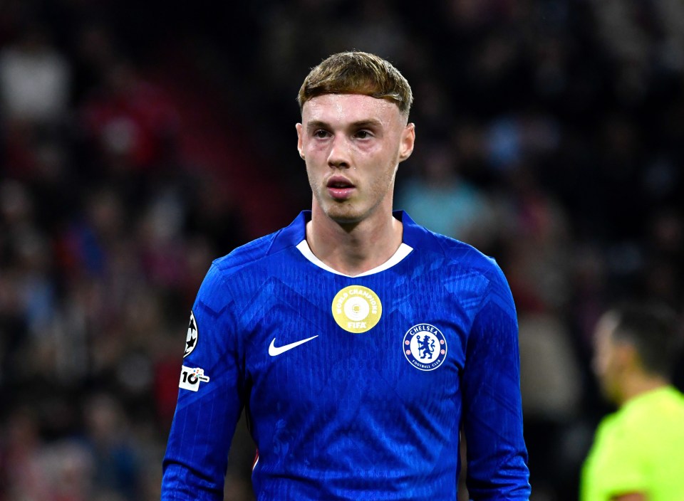 Cole Palmer of Chelsea FC during a Fussball match.