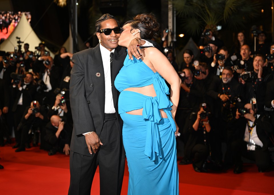 Rihanna and ASAP Rocky at the Cannes Film Festival.