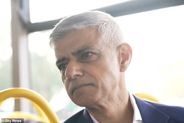 Mr Trump has repeatedly clashed with Sir Sadiq - pictured this week - in the past