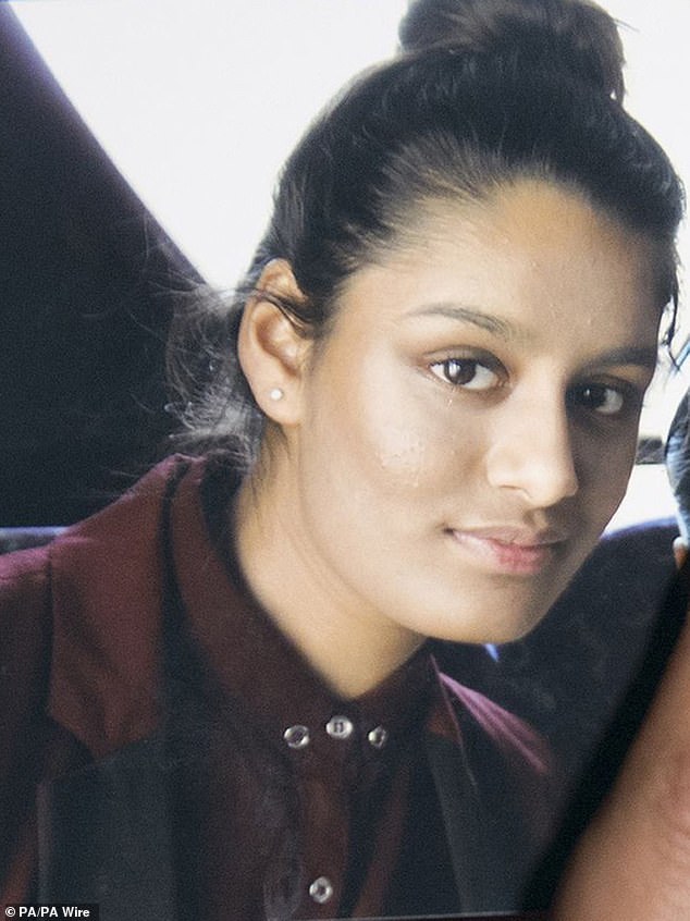 The former jihadi bride now lives at the al-Roj camp in northern Syria, run by the Syrian Democratic Forces, which she has described as 'worse than a prison'