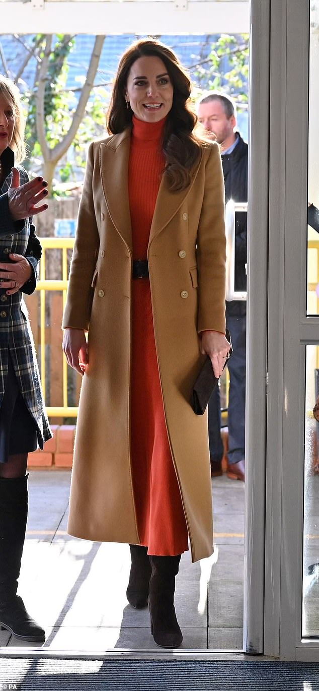 Kate added this Massimo Dutti coat to her wardrobe in 2020, wearing it on five occasions up until 2023