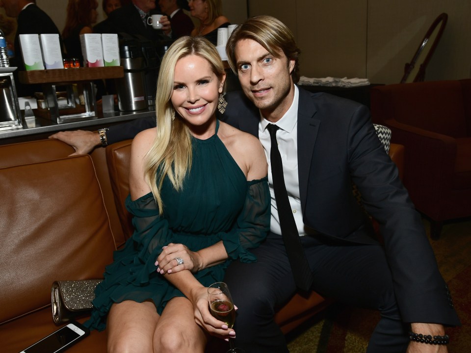 Gena Lee Nolin and Cale Hulse attending Celebrity Fight Night XXIV.