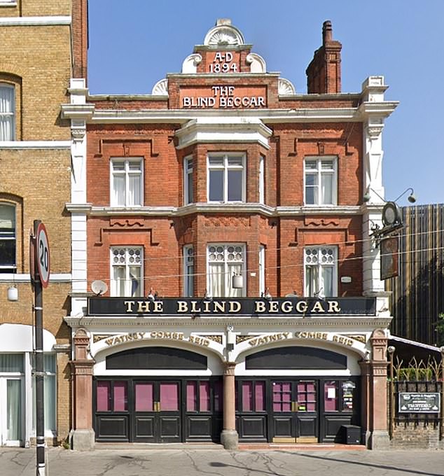 The Blind Beggar is one of the most famous gang pubs in Britain and was the scene of the murder that saw Ronnie Kray jailed for life