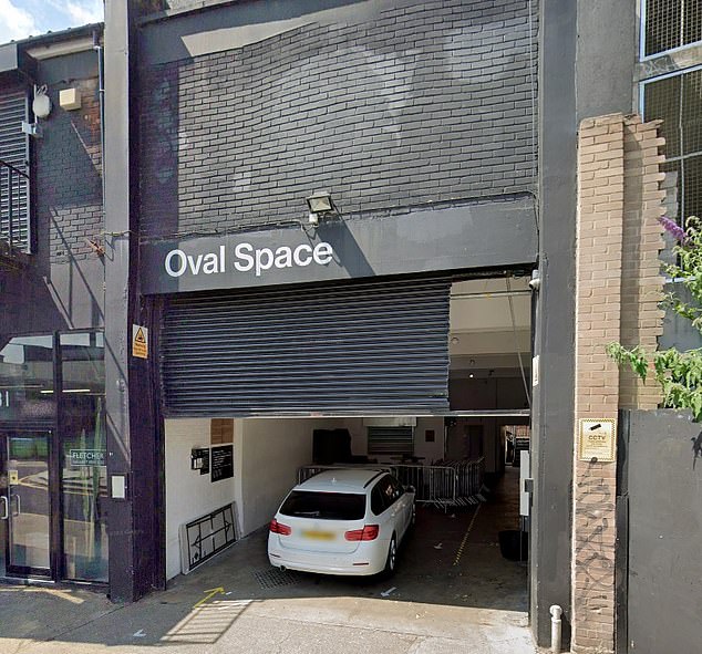 The Oval Space (pictured) was the scene of a bloody gang shooting in August 2022. It is not believed the owners are involved in crime