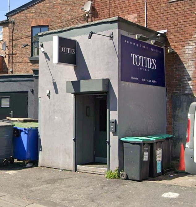 Totties had at least three security cameras at the door and became known for hosting a series of violent incidents - although it is not believed the owners are involved in crime
