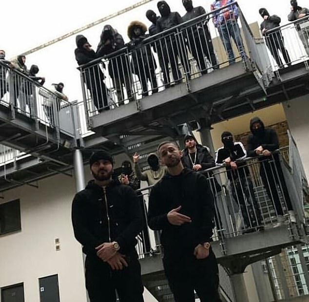 The Hellbanianz gang (pictured), based in Barking, east London, use contacts back in Albania to help them move cocaine from South America to the UK